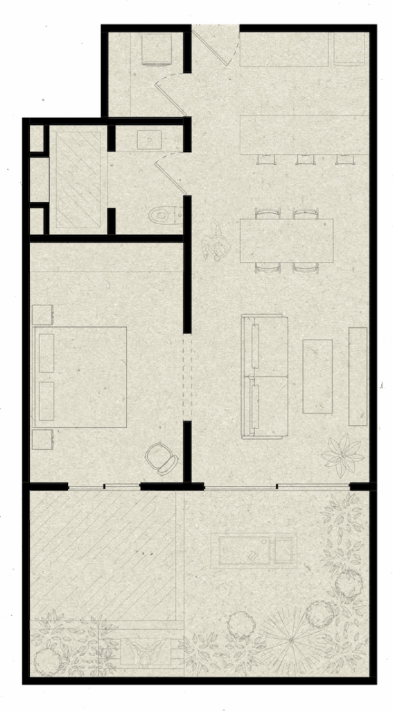 Tipología 1 BR Jungle & Pool (108)