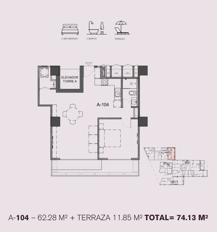 A104 1 Recámara